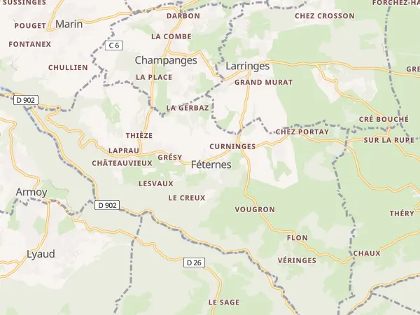 Plan de Féternes