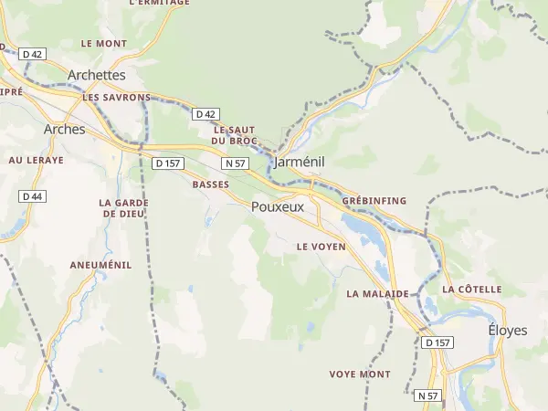 Plan de Pouxeux
