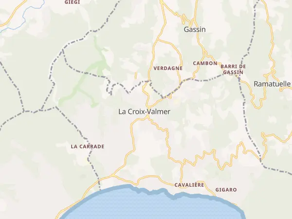 Plan de La Croix-Valmer