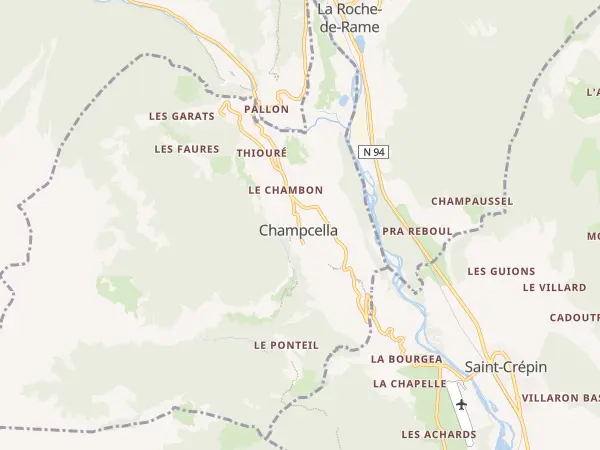 Plan de Champcella