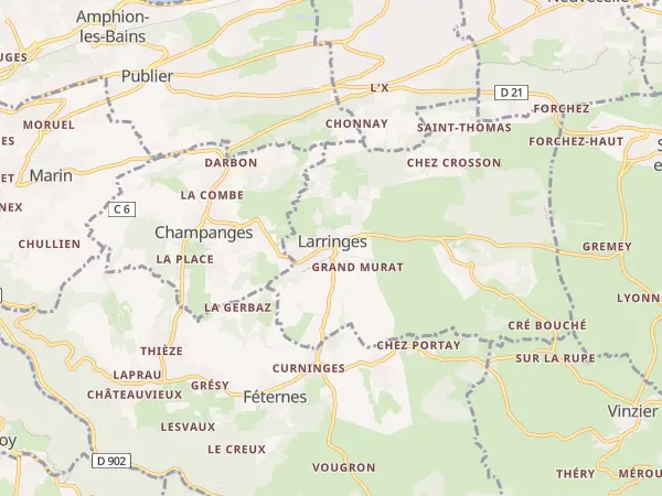 Plan de Larringes