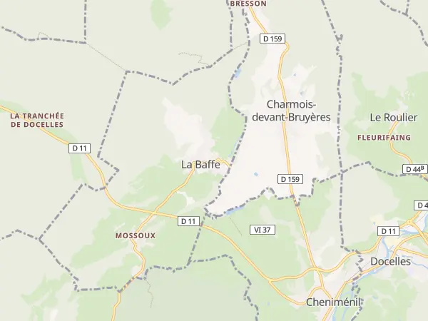 Plan de La Baffe