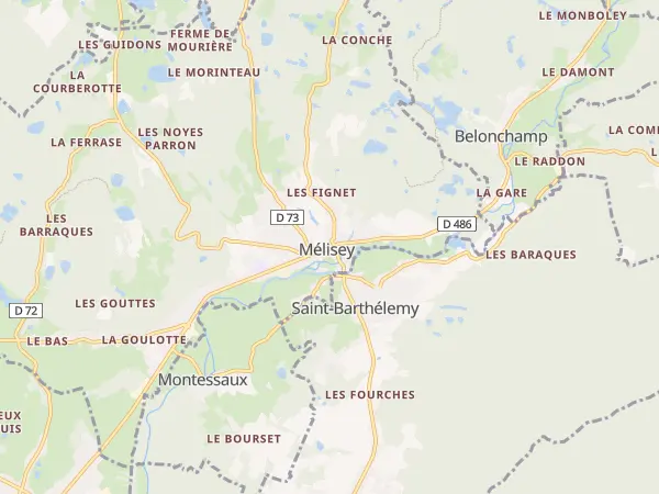Plan de Mélisey