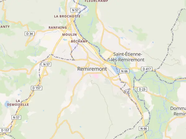 Plan de Remiremont
