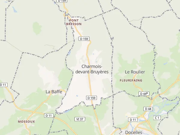Plan de Charmois-devant-Bruyères
