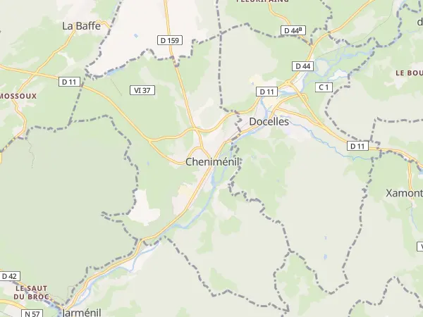 Plan de Cheniménil