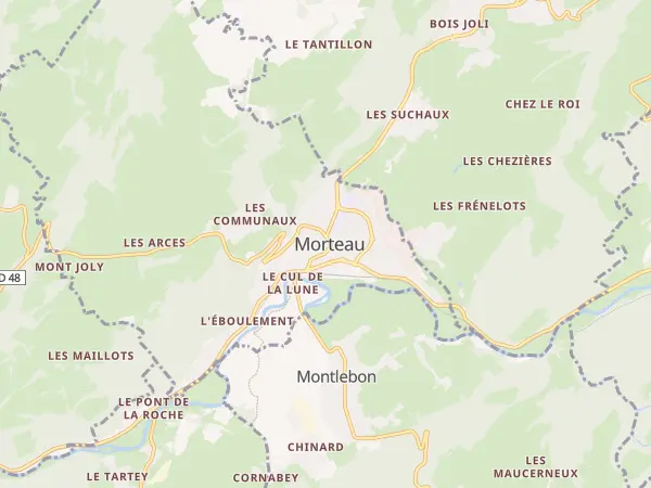 Plan de Morteau