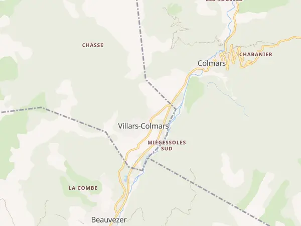 Plan de Villars-Colmars
