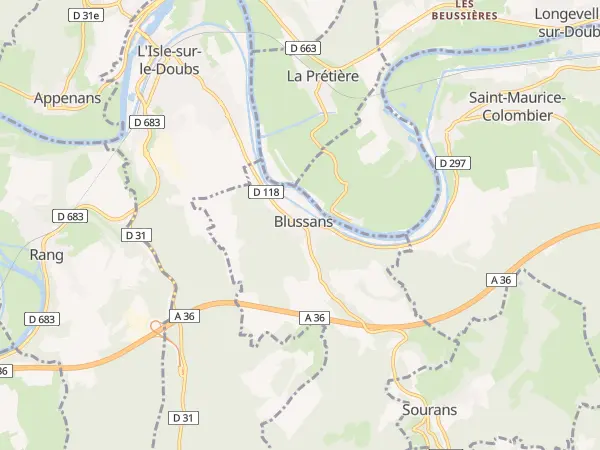 Plan de Blussans