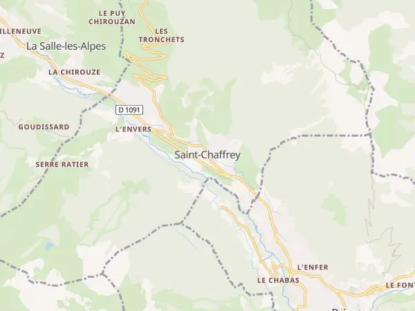 Plan de Saint-Chaffrey