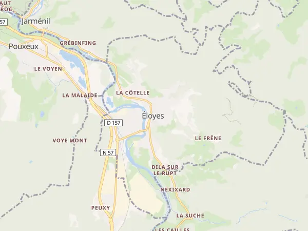Plan de Éloyes