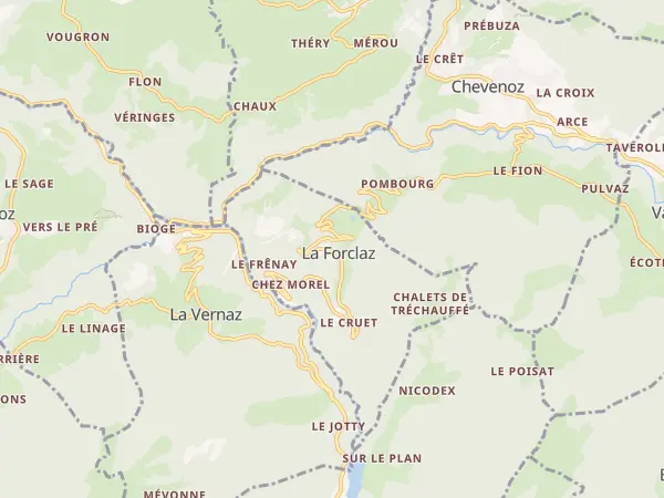 Plan de La Forclaz