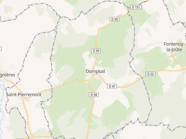 Plan de Domptail