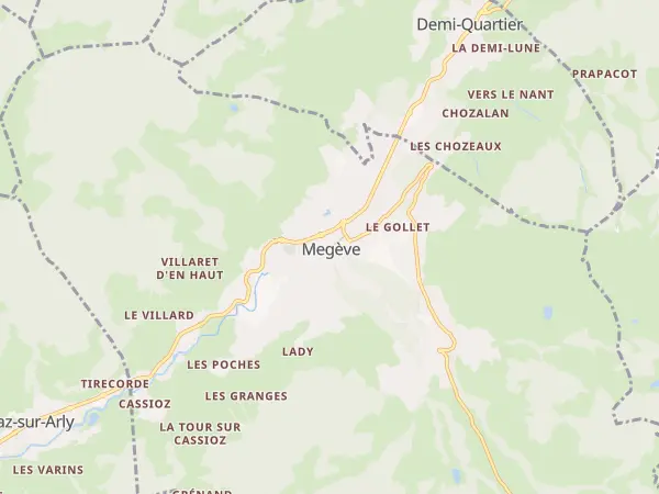 Plan de Megève