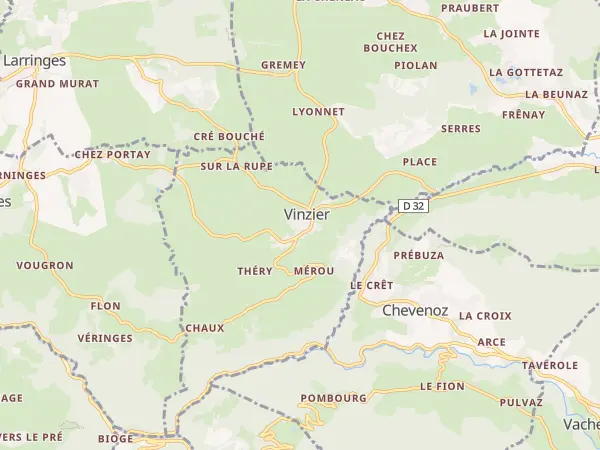 Plan de Vinzier