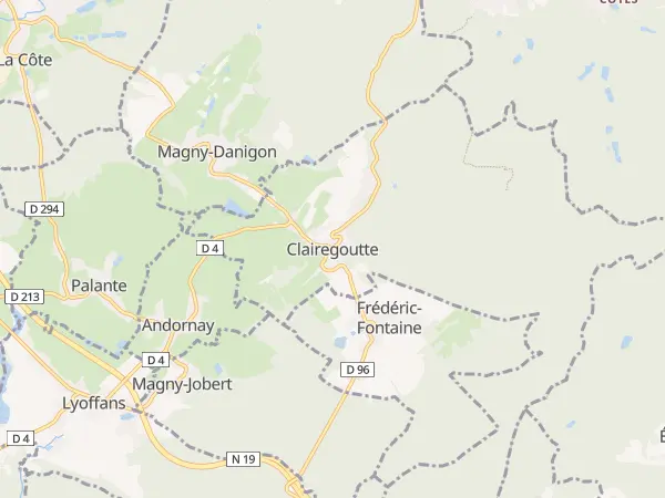 Plan de Clairegoutte