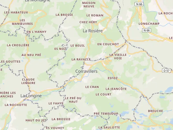 Plan de Corravillers