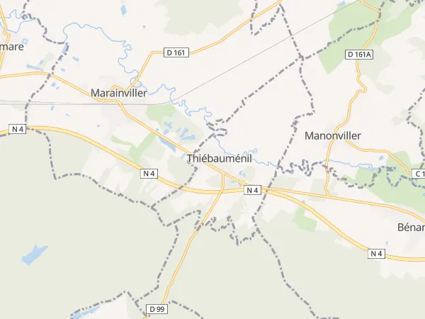 Plan de Thiébauménil