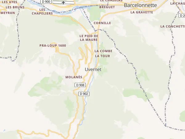 Plan de Uvernet-Fours