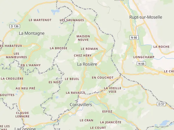 Plan de La Rosière