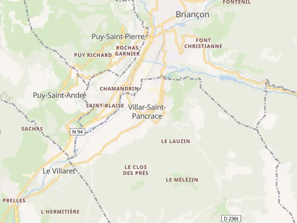 Plan de Villar-Saint-Pancrace