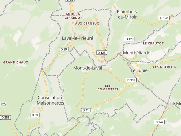Plan de Mont-de-Laval