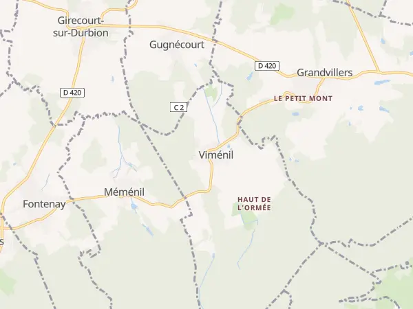 Plan de Viménil