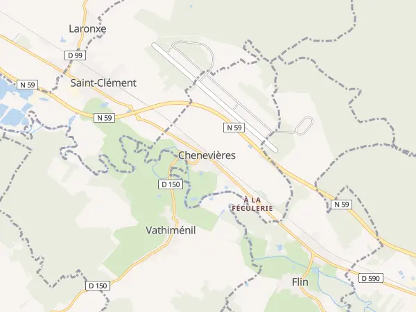 Plan de Chenevières