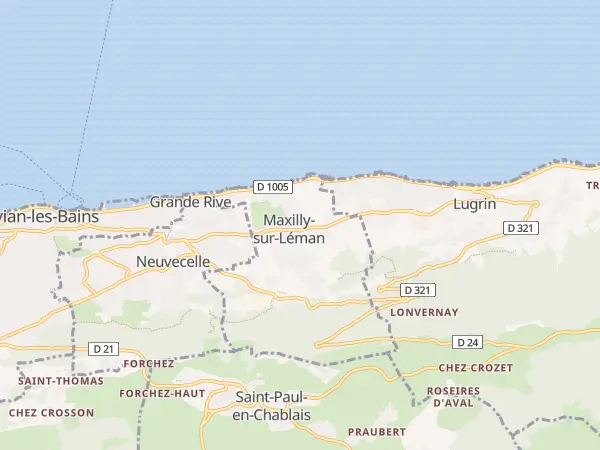 Plan de Maxilly-sur-Léman