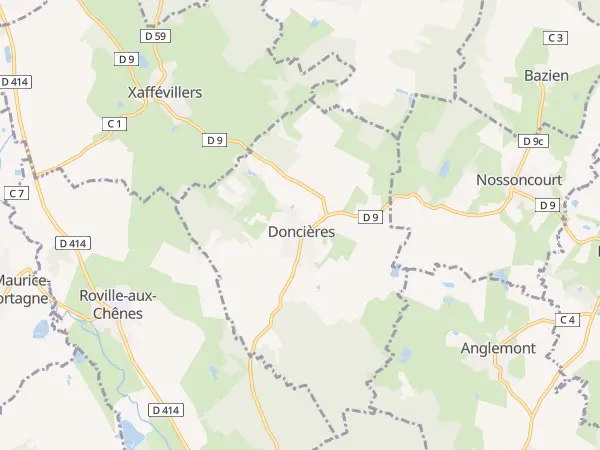 Plan de Doncières