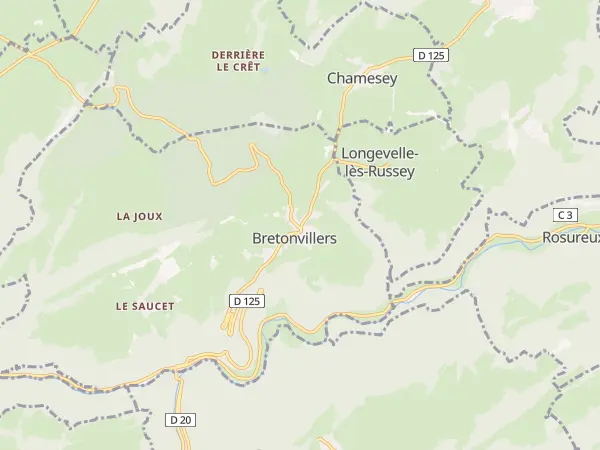 Plan de Bretonvillers