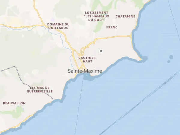Plan de Sainte-Maxime