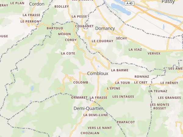 Plan de Combloux