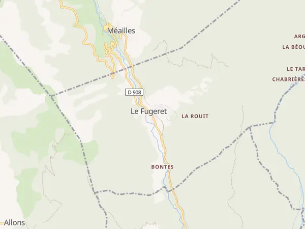 Plan du Fugeret