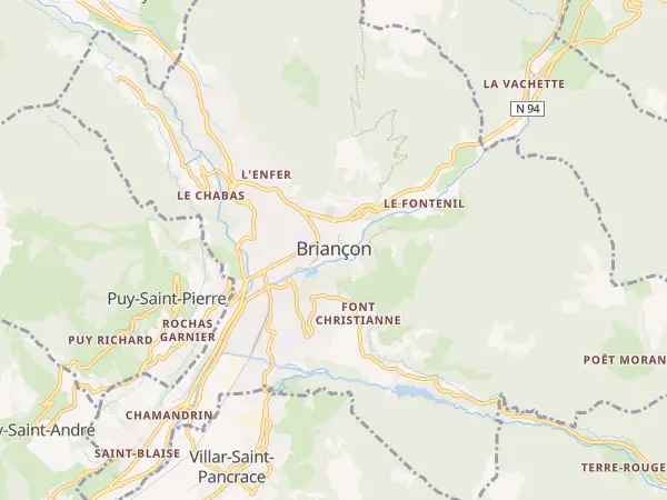 Plan de Briançon