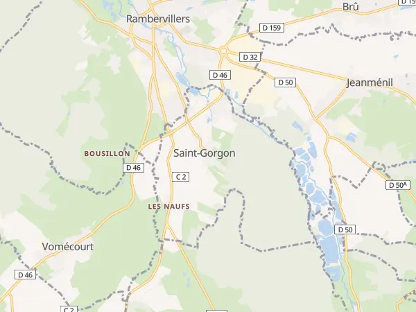 Plan de Saint-Gorgon