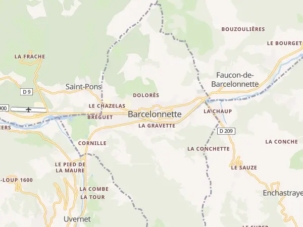 Plan de Barcelonnette