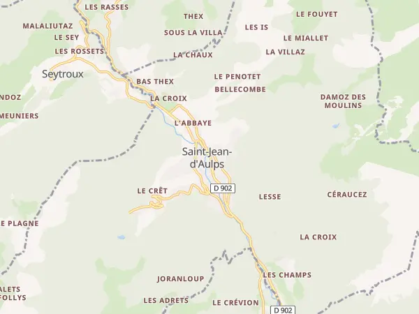 Plan de Saint-Jean-d’Aulps