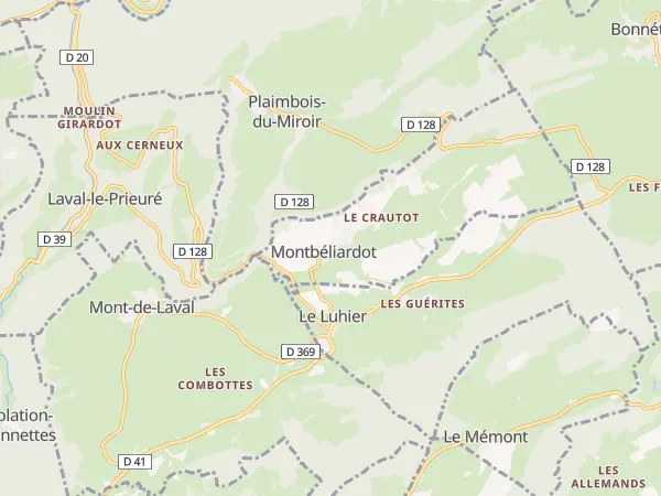 Plan de Montbéliardot