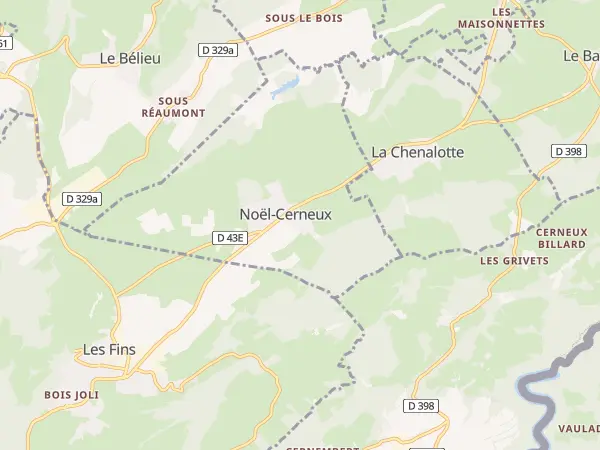 Plan de Noël-Cerneux