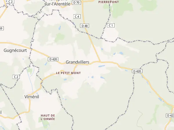 Plan de Grandvillers