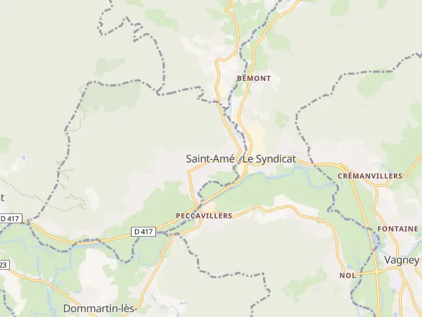 Plan de Saint-Amé