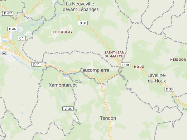 Plan de Faucompierre