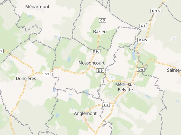 Plan de Nossoncourt