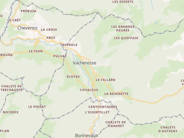 Plan de Vacheresse