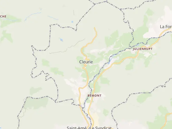Plan de Cleurie