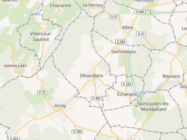 Plan de Désandans