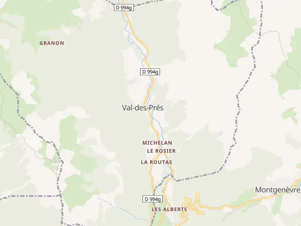 Plan de Val-des-Prés
