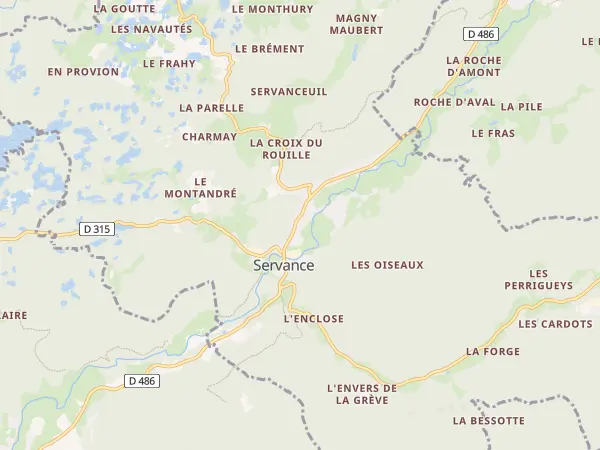 Plan de Servance-Miellin