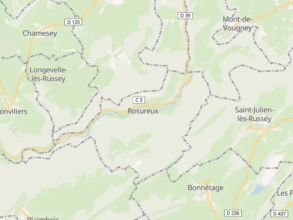 Plan de Rosureux